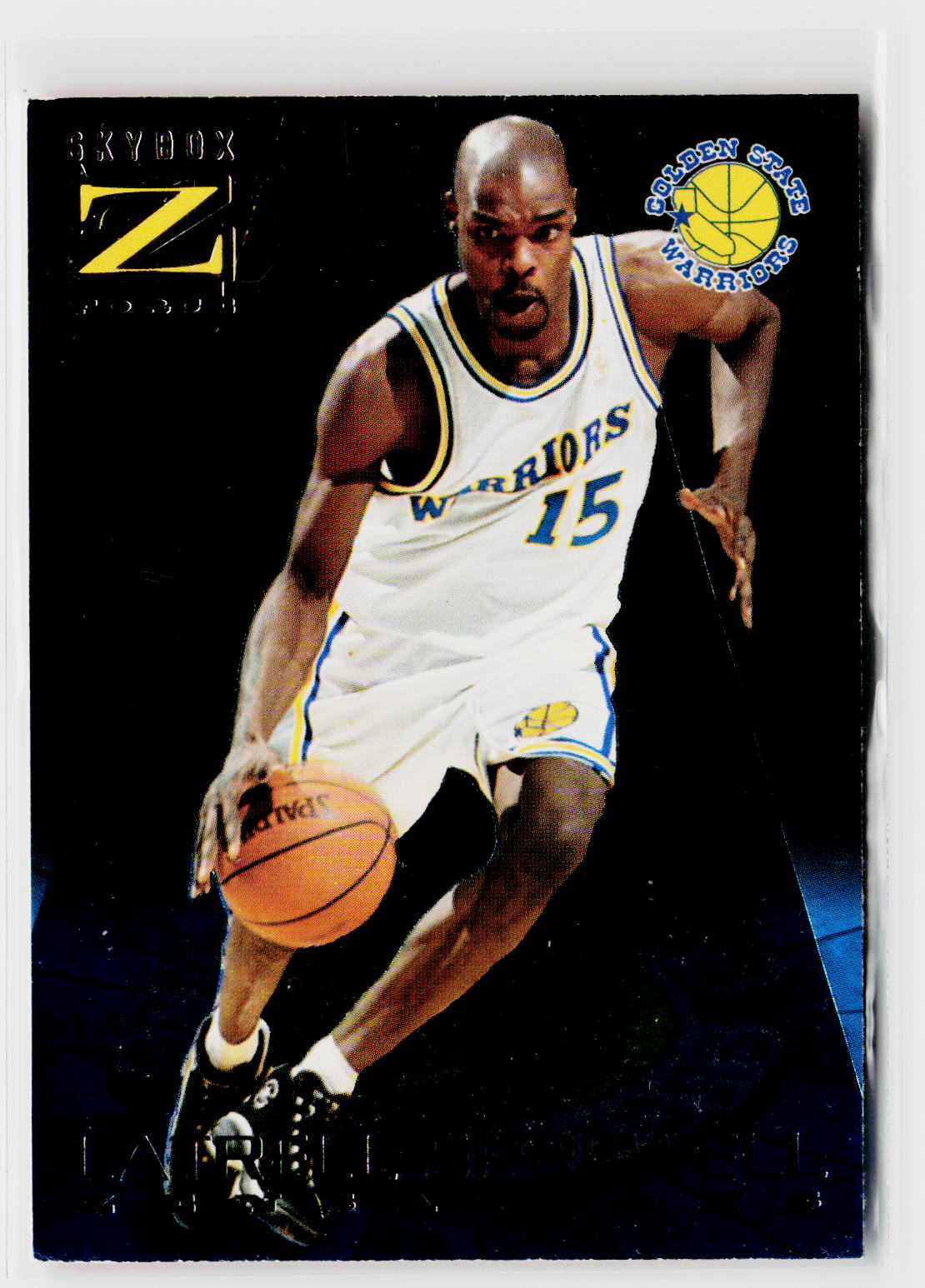 1996-97 SkyBox Z-Force #18 Latrell Sprewell Zensations-1