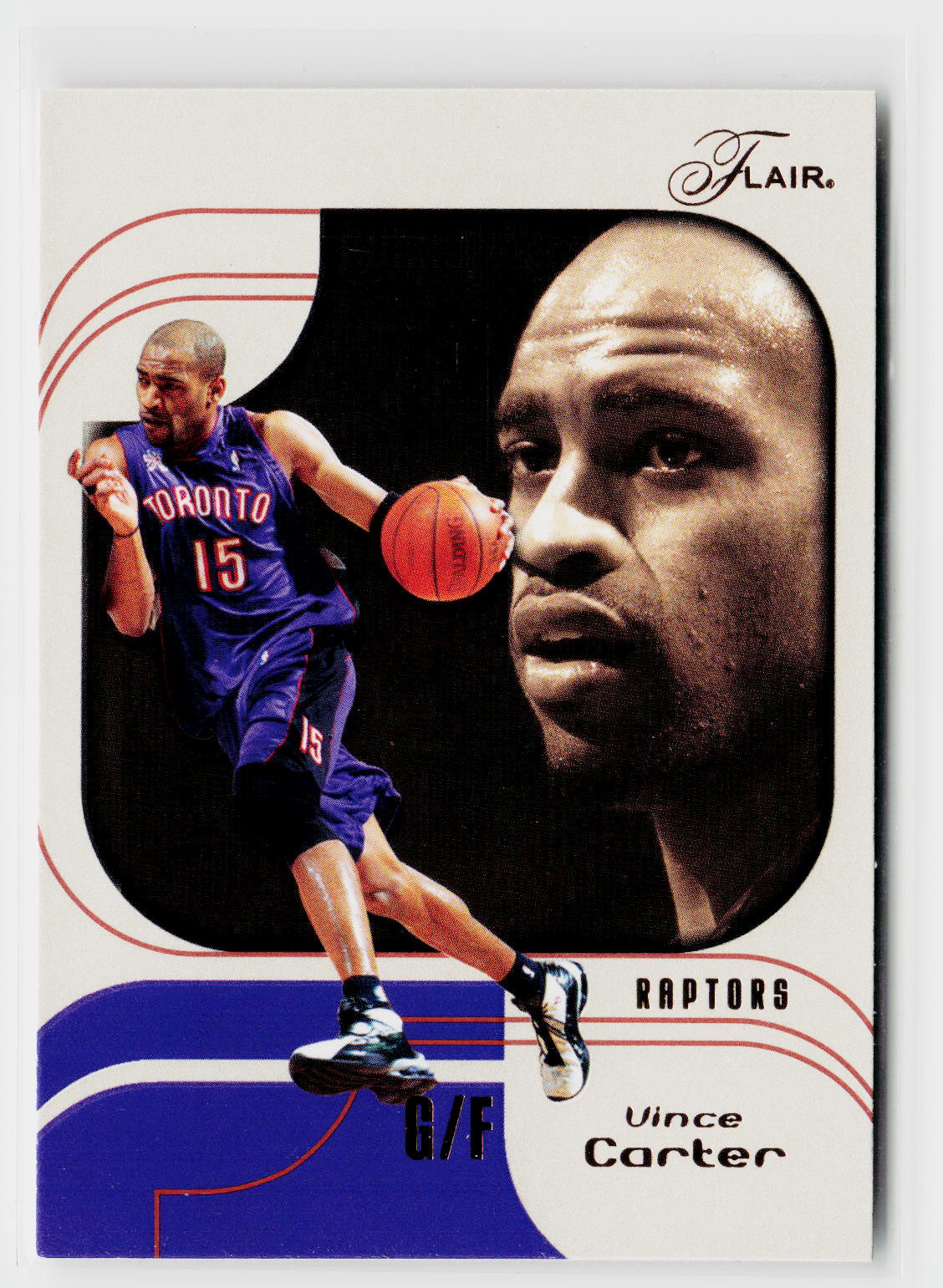 2002-03 Flair #15 Vince Carter-3