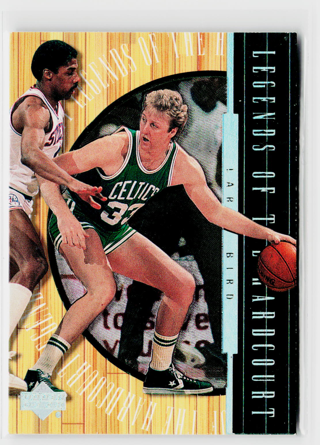 1999-00 Upper Deck Hardcourt #L5 Larry Bird Legends of the Hardcourt-1
