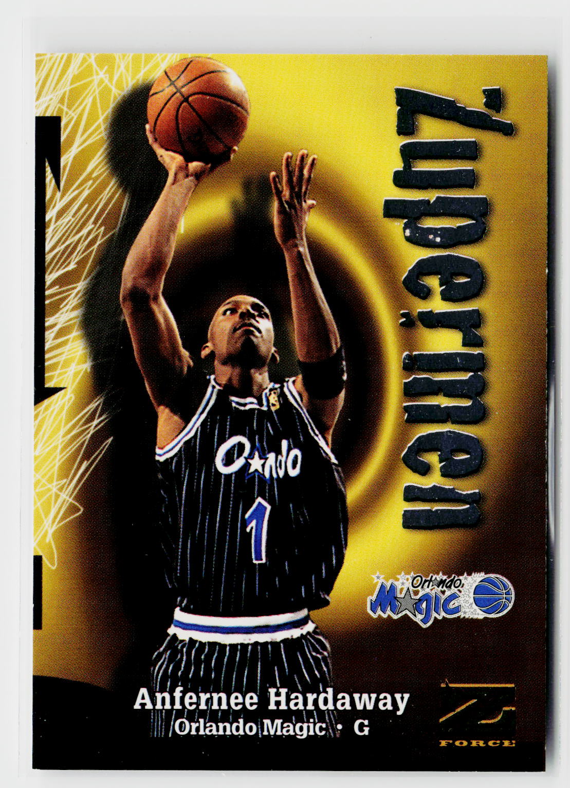 1997-98 SkyBox Z-Force #201 Anfernee Hardaway