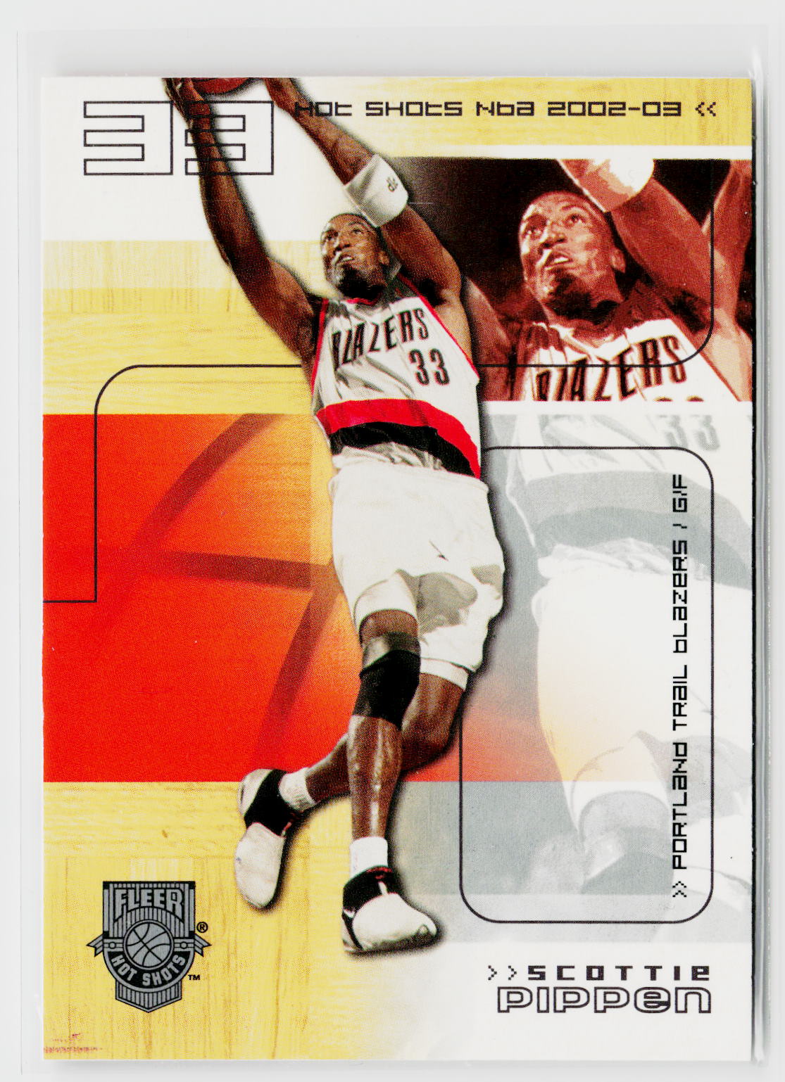 2002-03 Fleer Hot Shots #85 Scottie Pippen-3
