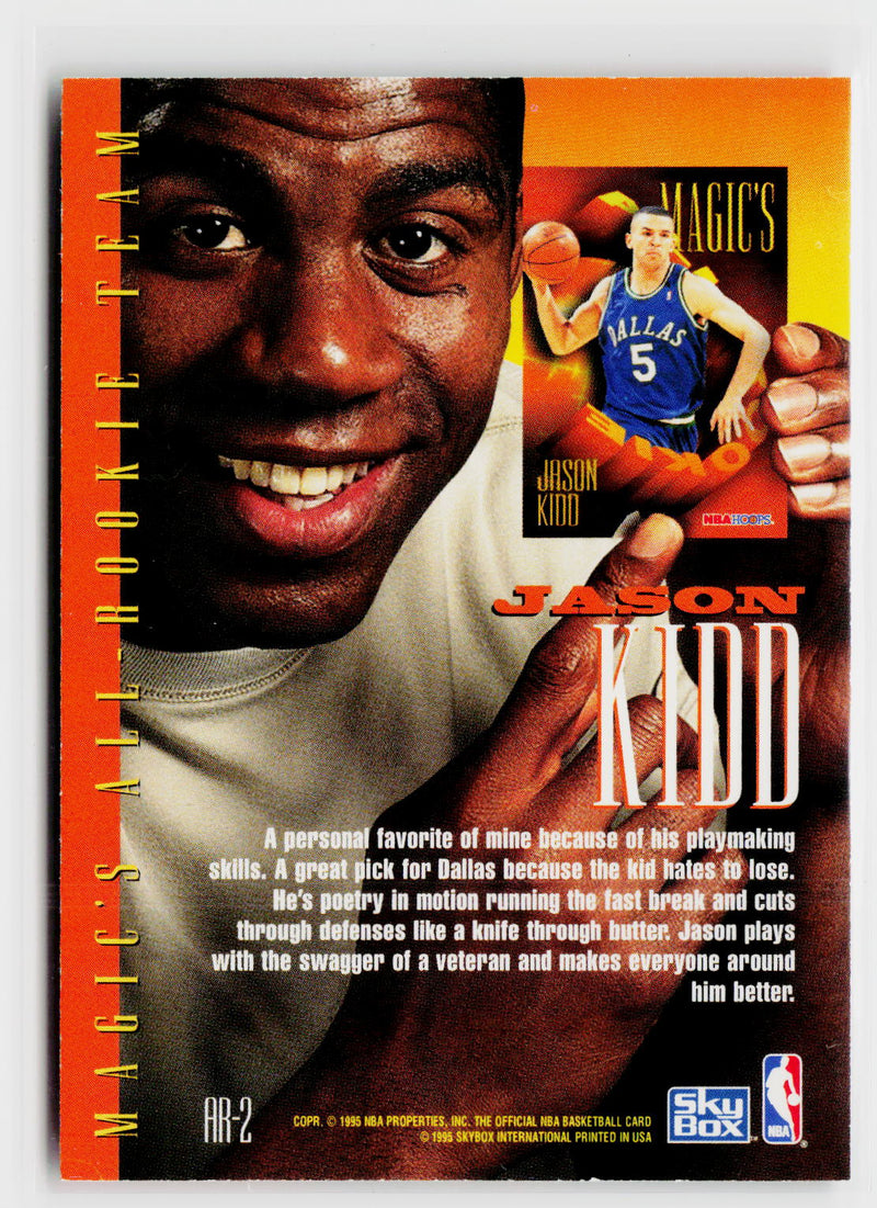 1994-95 Hoops #AR-2 Jason Kidd Magic's All-Rookies-2