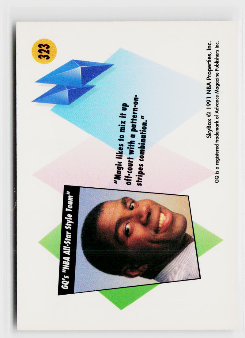 1991-92 SkyBox #323 Earvin Johnson-2