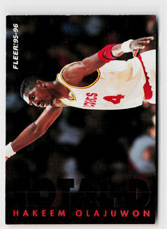 1995-96 Fleer #6 Hakeem Olajuwon Total D-1