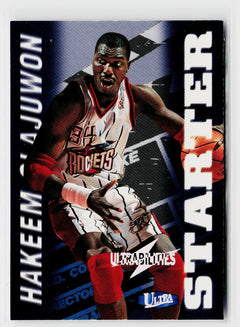 1997-98 Ultra #18 S Hakeem Olajuwon Ultrabilities Starter-1