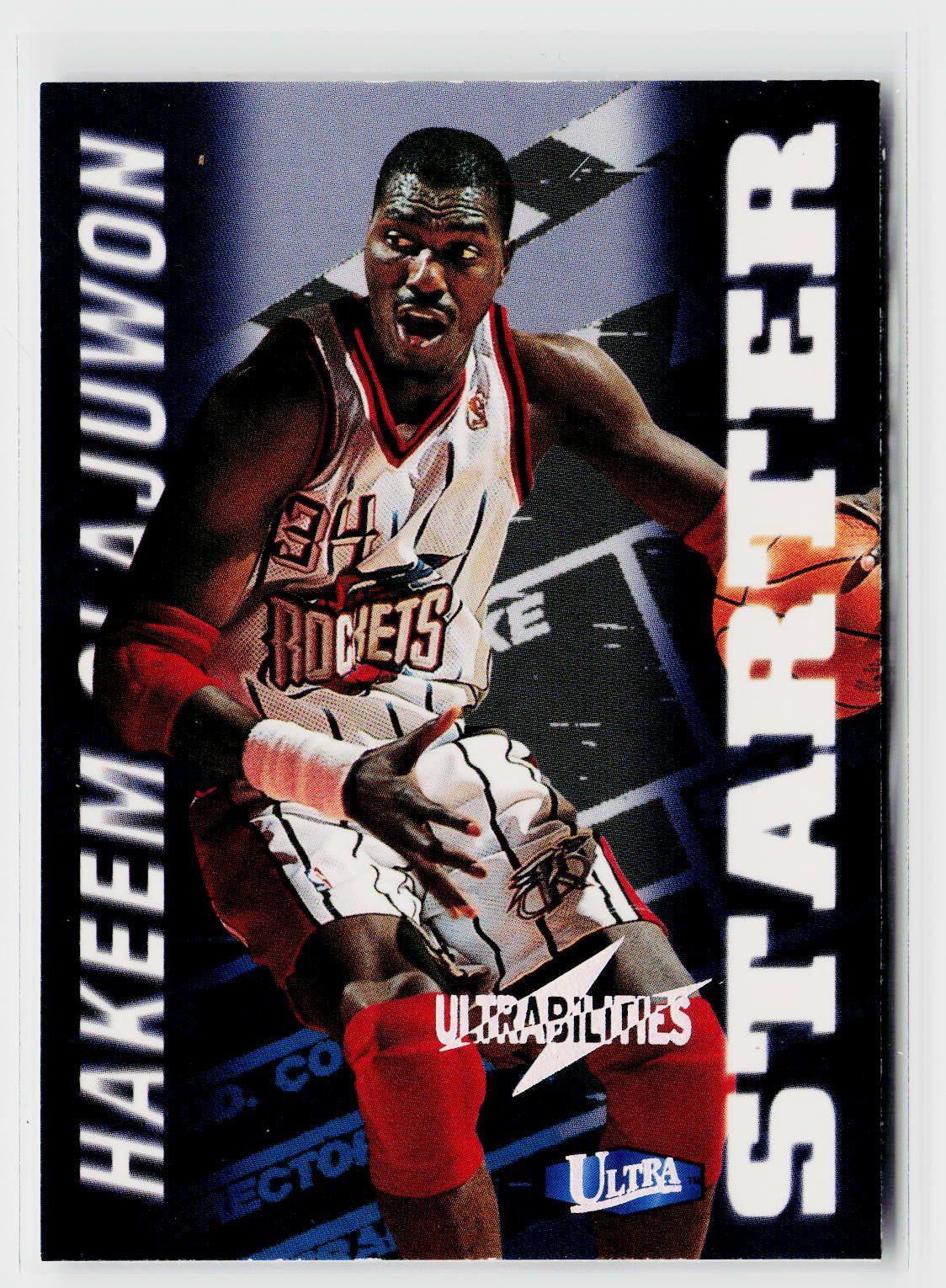 1997-98 Ultra #18 S Hakeem Olajuwon Ultrabilities Starter-2