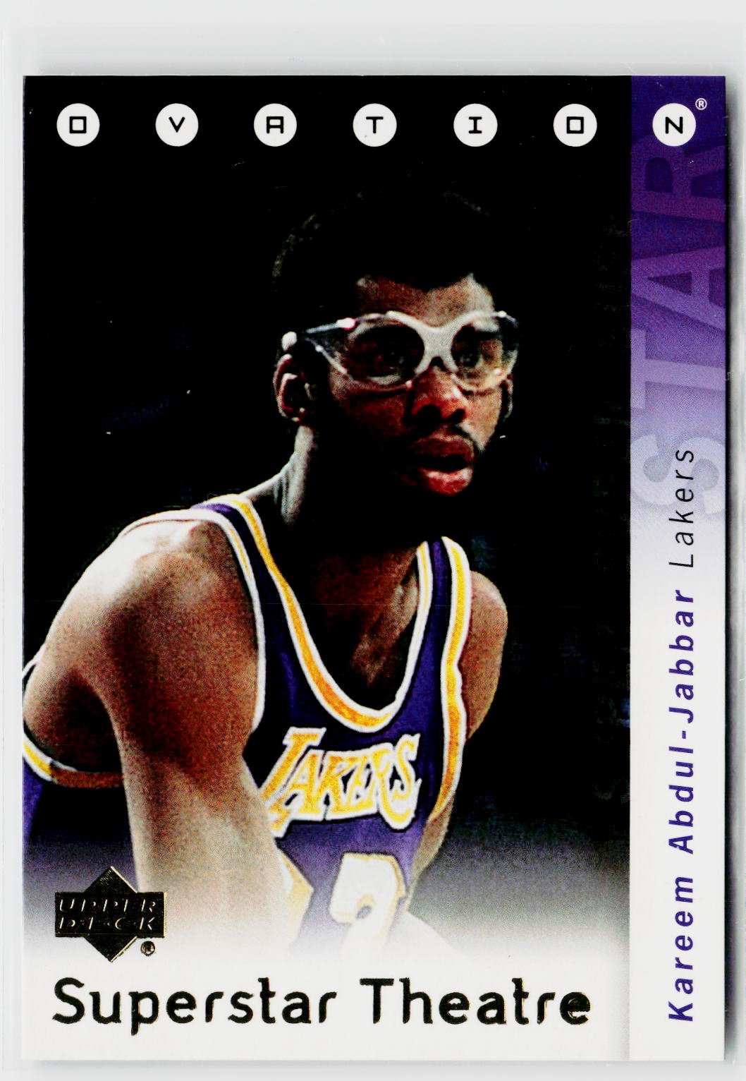 2006-07 Upper Deck Ovation #ST-KA Kareem Abdul-Jabbar Superstar Theatre-1
