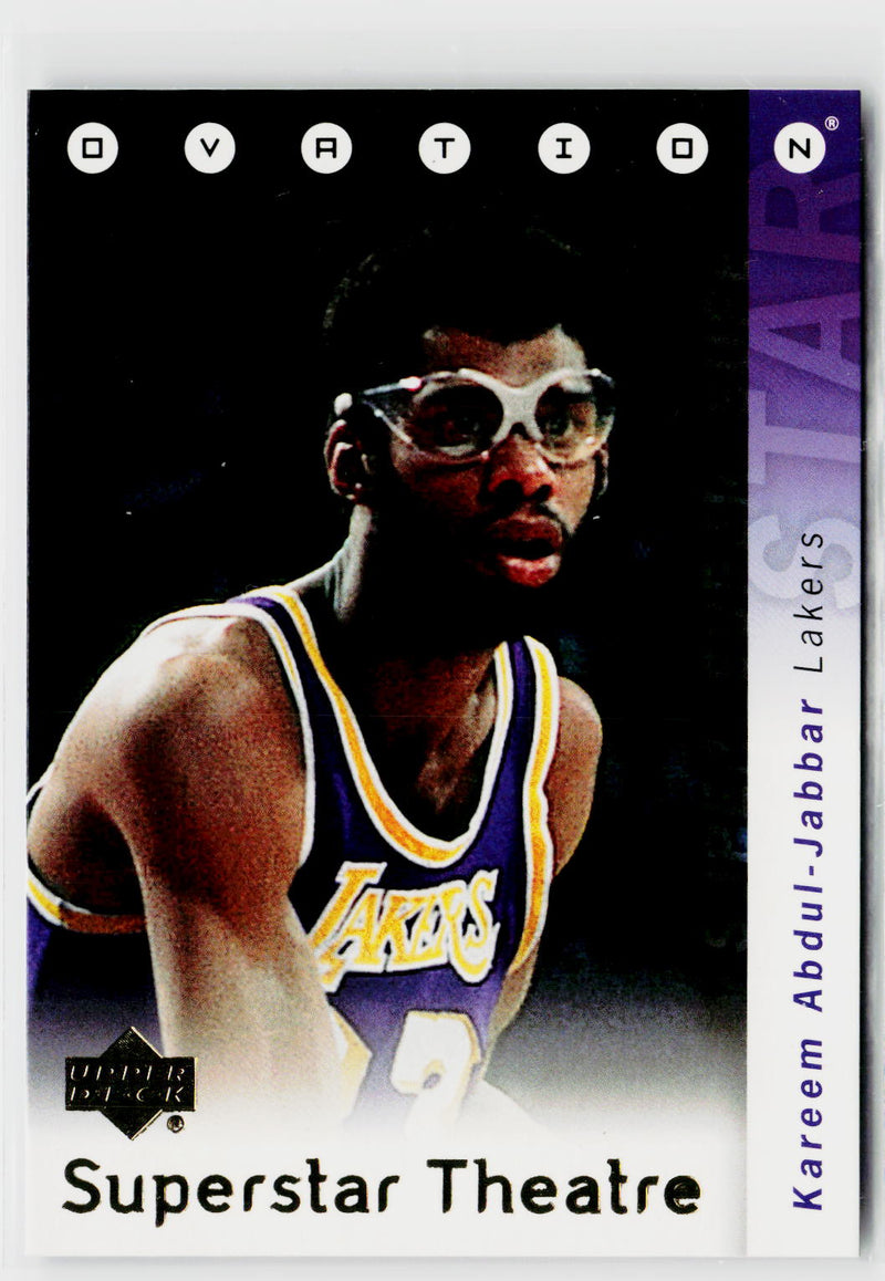 2006-07 Upper Deck Ovation #ST-KA Kareem Abdul-Jabbar Superstar Theatre-3