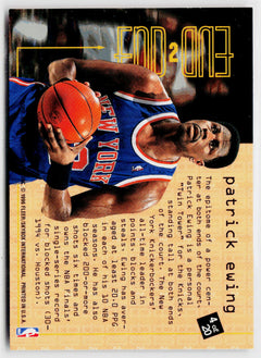 1995-96 Fleer #4 Patrick Ewing End 2 End-4