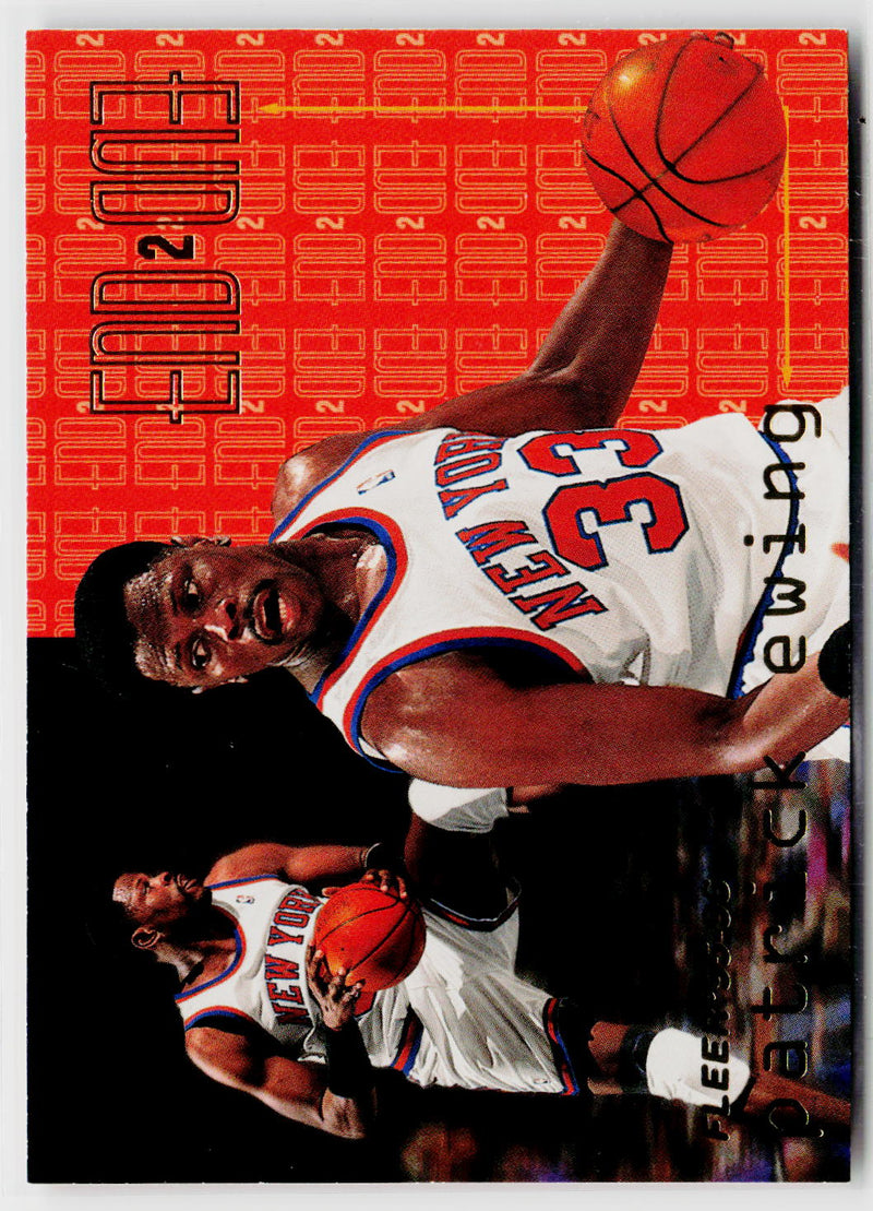1995-96 Fleer #4 Patrick Ewing End 2 End-5