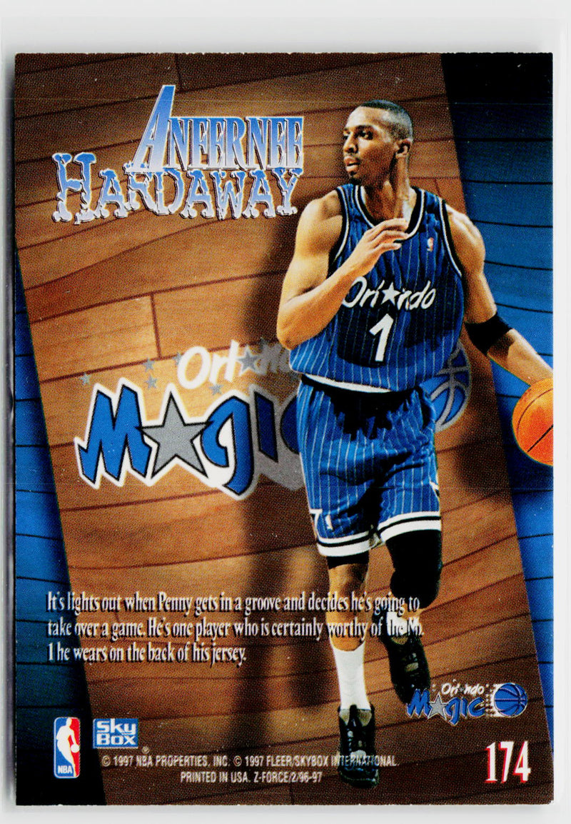 1996-97 SkyBox Z-Force #174 Anfernee Hardaway-2