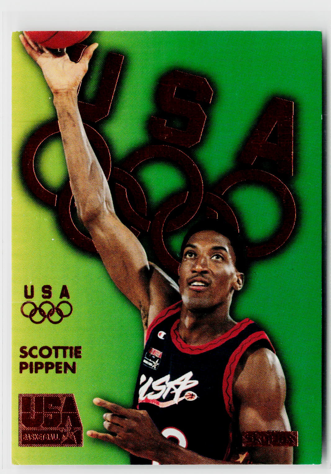 1996 SkyBox USA #B5 Scottie Pippen Bronze-3