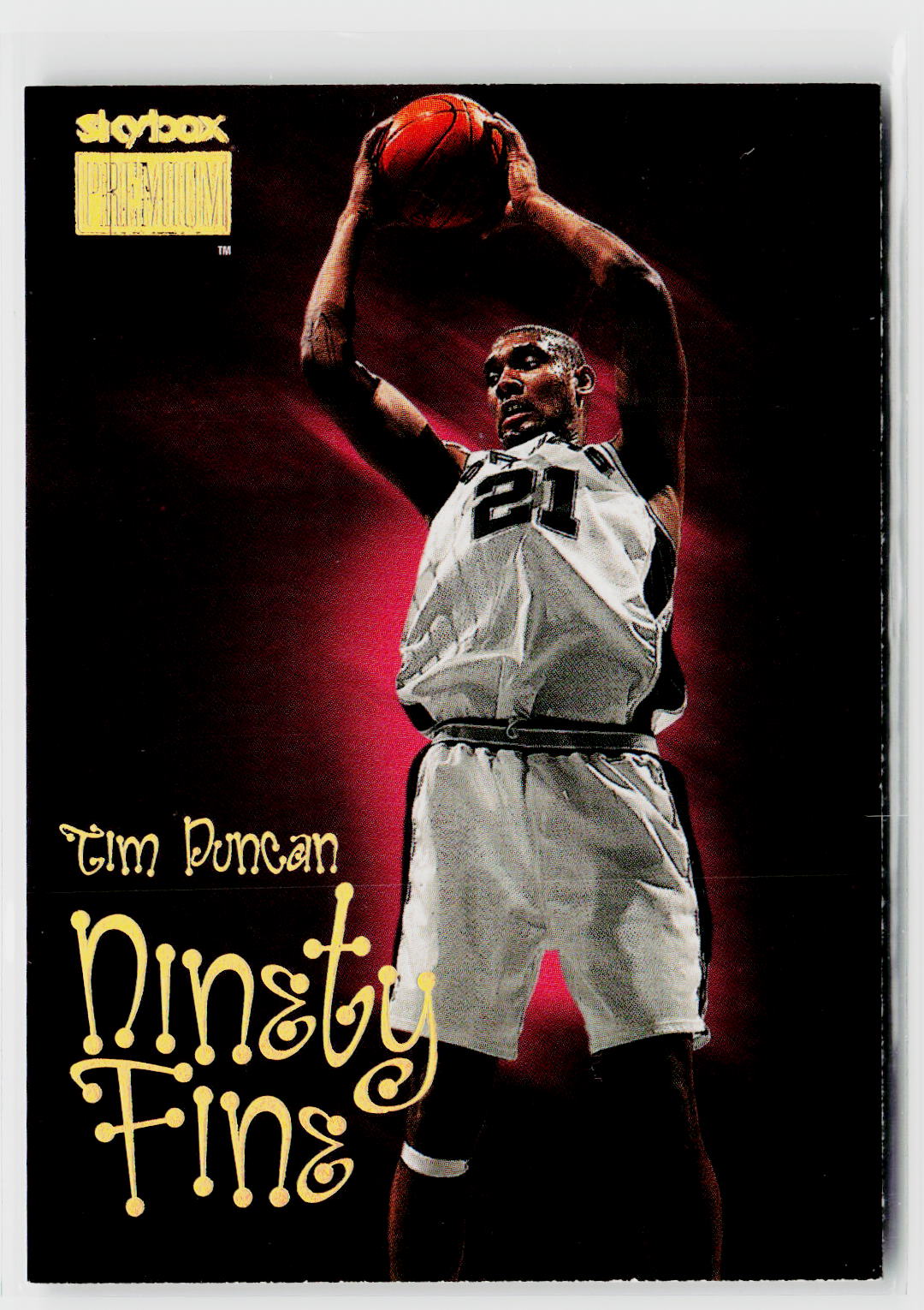 1998-99 SkyBox Premium #206 Tim Duncan-1