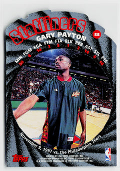 1998-99 Stadium Club #S8 Gary Payton Statliners-4