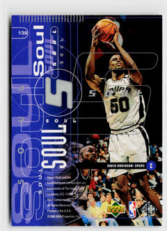 1998-99 Upper Deck #139 Tim Duncan / David Robinson-8