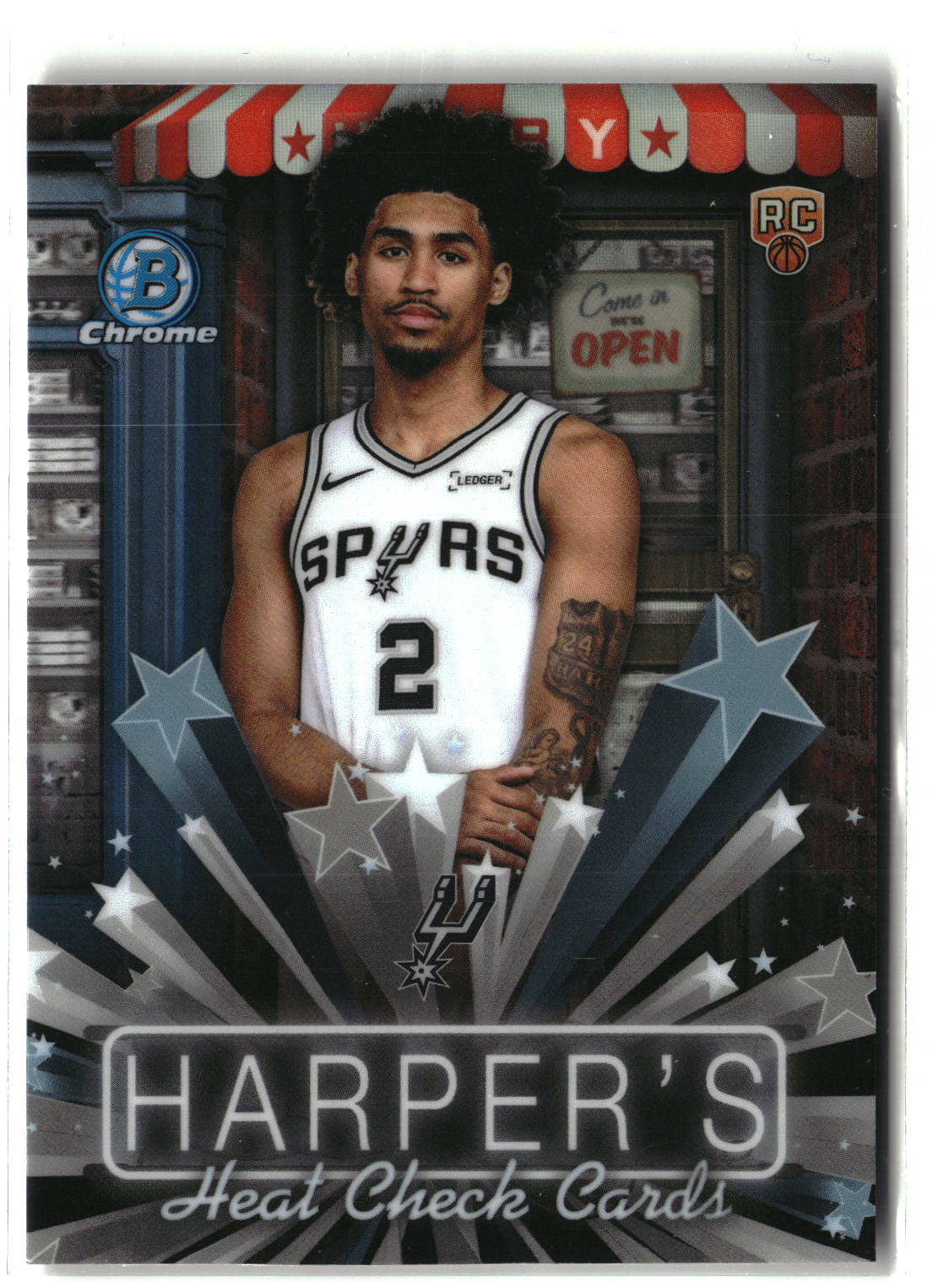 2025-26 Bowman #HS-4 Dylan Harper Hobby Stars Refractor-1
