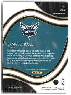 2020-21 Panini Select #298 LaMelo Ball-2