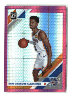 2019-20 Donruss Optic #113 Shai Gilgeous-Alexander Hyper Pink-1