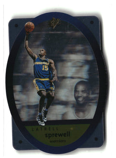 1996 SPx #18 Latrell Sprewell-1
