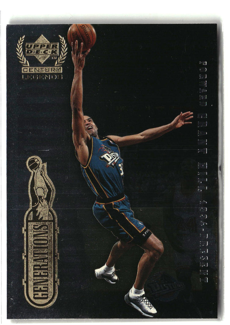1998-99 Upper Deck Century Legends #NNO Grant Hill / George Gervin Generations-1