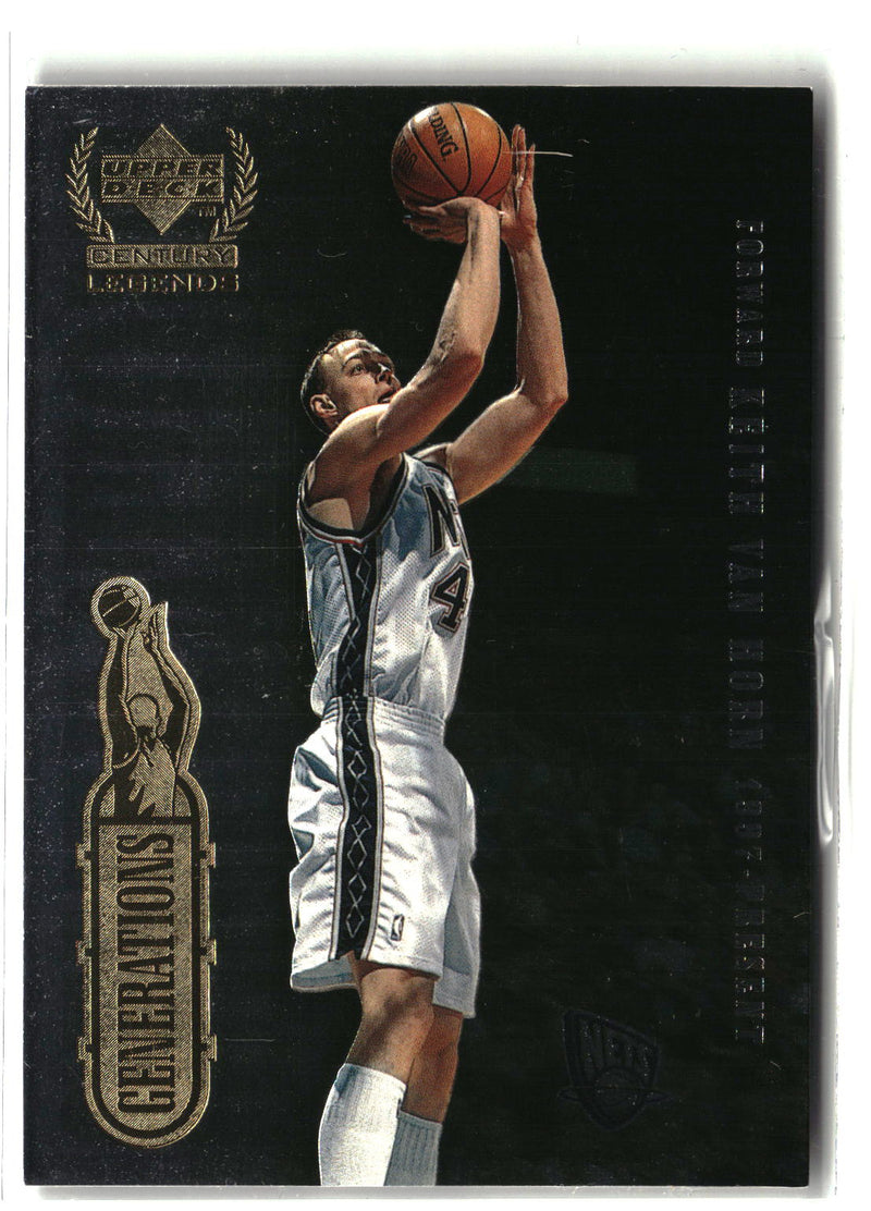 1998-99 Upper Deck Century Legends #NNO Keith Van Horn / Larry Bird Generations-3