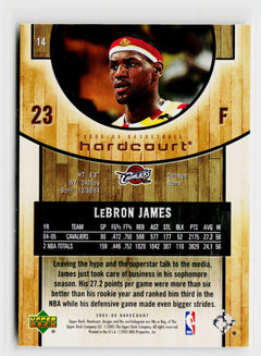 2005-06 Upper Deck Hardcourt #14 LeBron James-4