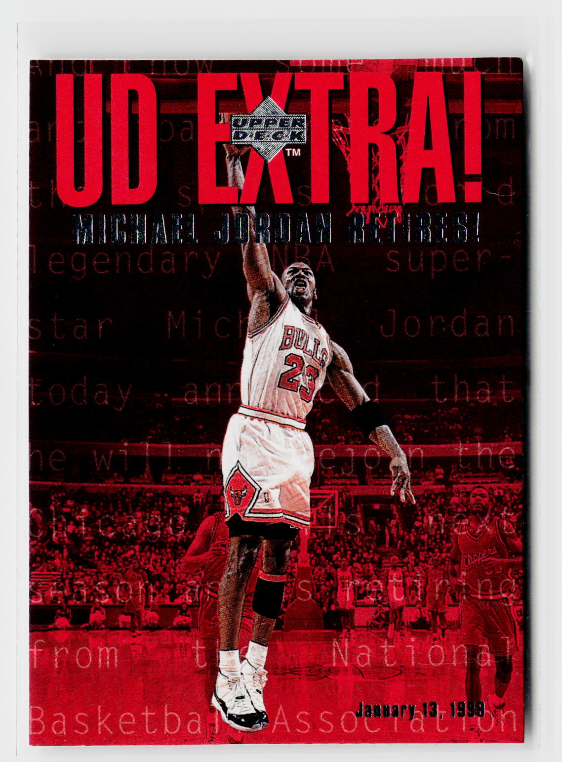 1998-99 Upper Deck #UDX Michael Jordan-5