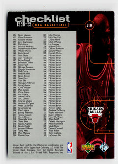 1998-99 Upper Deck #310 Michael Jordan-5