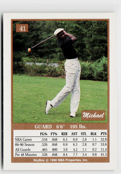 1990-91 SkyBox #41 Michael Jordan-2