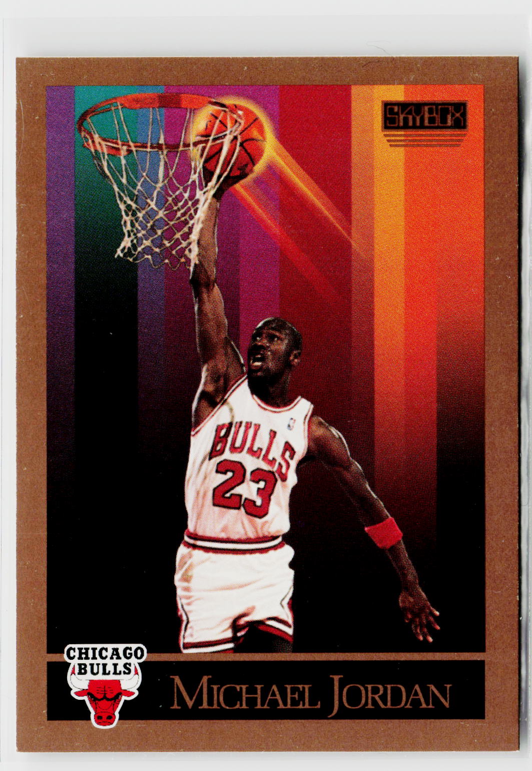 1990-91 SkyBox #41 Michael Jordan-3