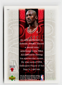 1999-00 Upper Deck MVP #200 Michael Jordan Silver Script-2
