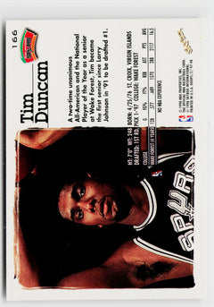 1997-98 Hoops #166 Tim Duncan-2