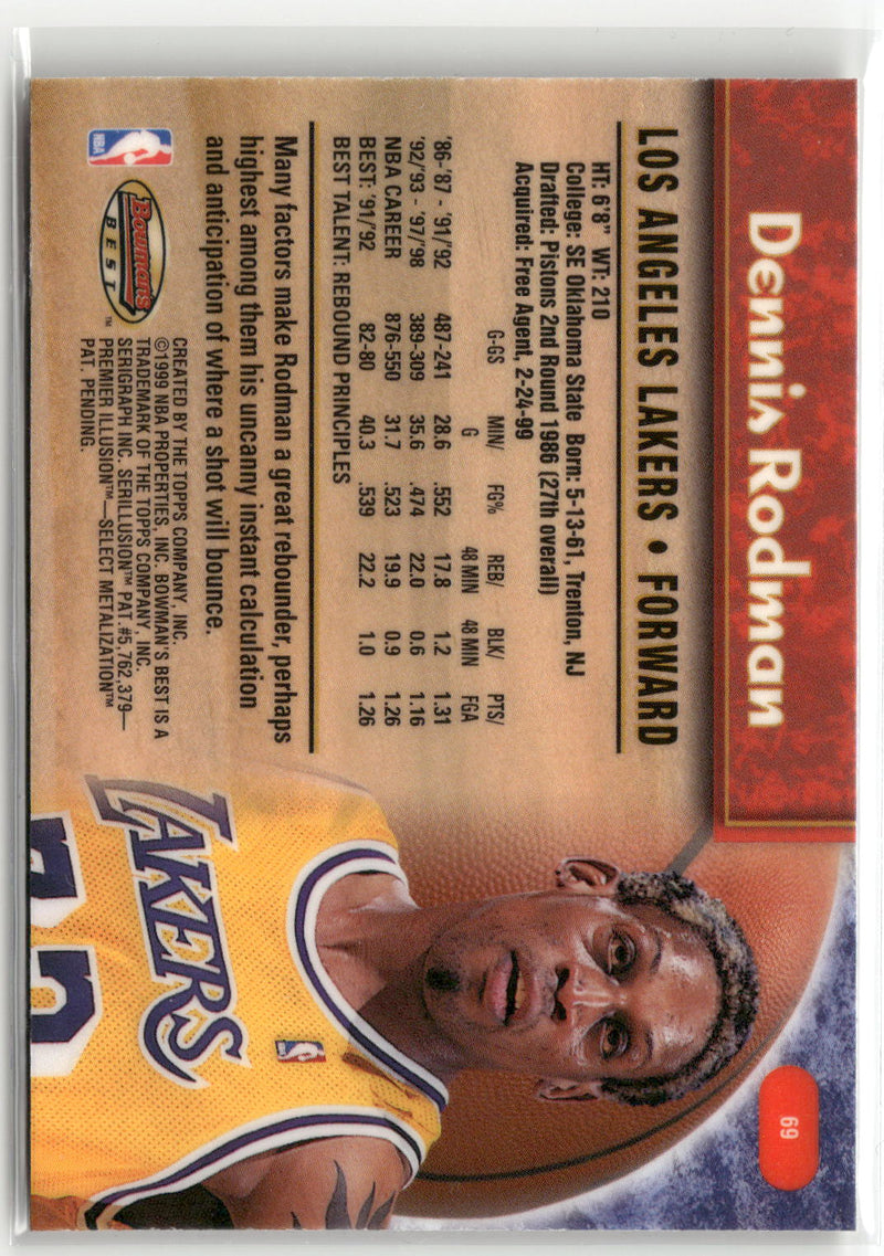 1998-99 Bowman's Best #69 Dennis Rodman-2