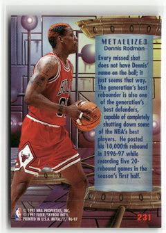 1996-97 Metal #231 Dennis Rodman-3