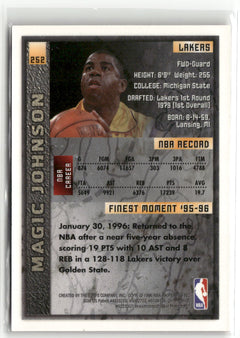 1995-96 Finest #252 Magic Johnson-3