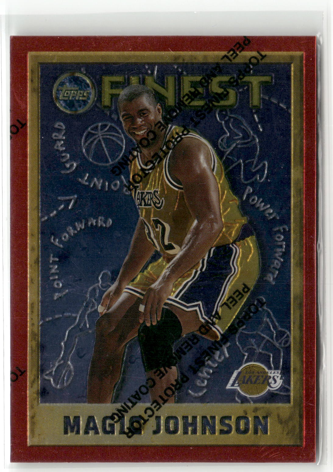 1995-96 Finest #252 Magic Johnson-1