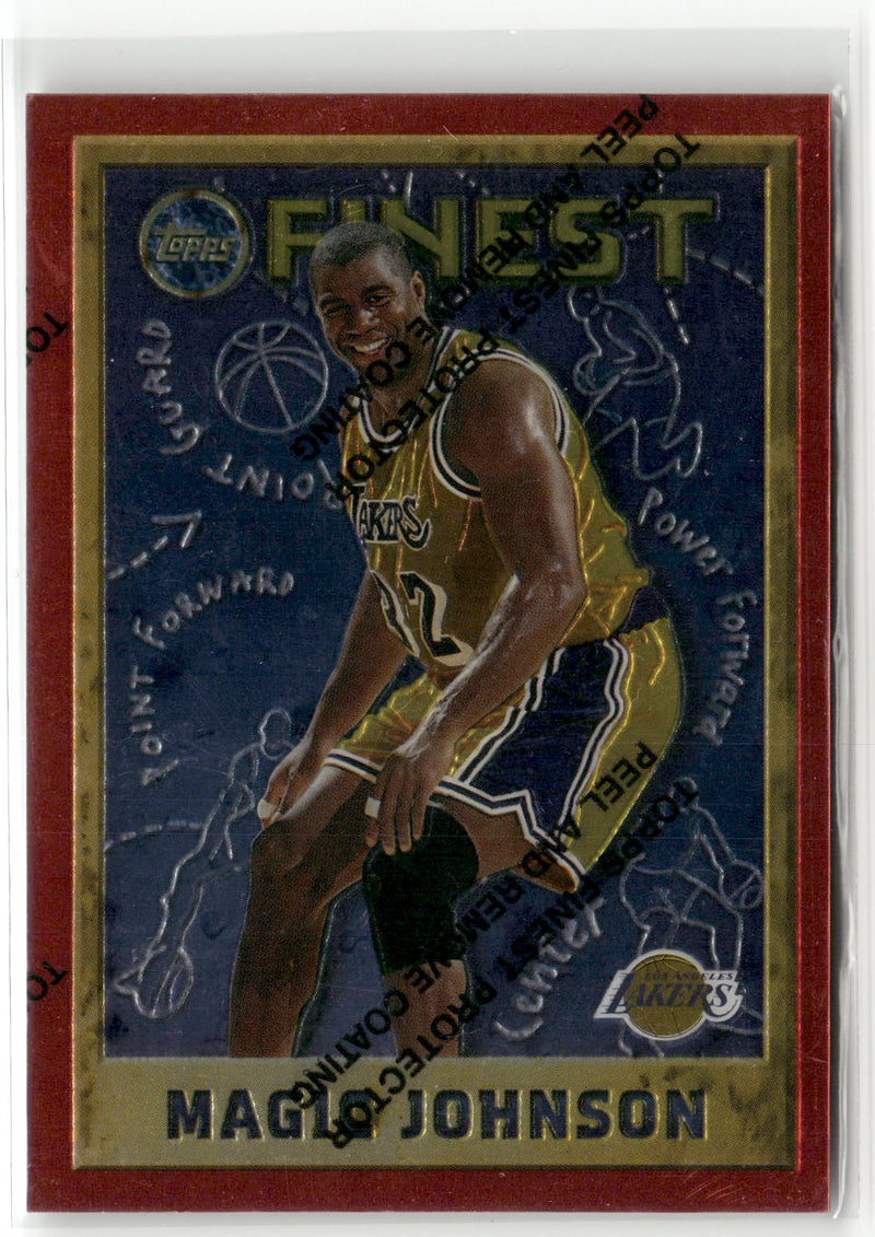 1995-96 Finest #252 Magic Johnson-4