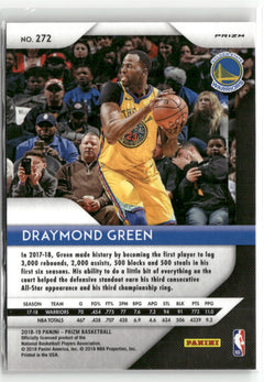 2018-19 Panini Prizm #272 Draymond Green Prizms Pink Ice-6