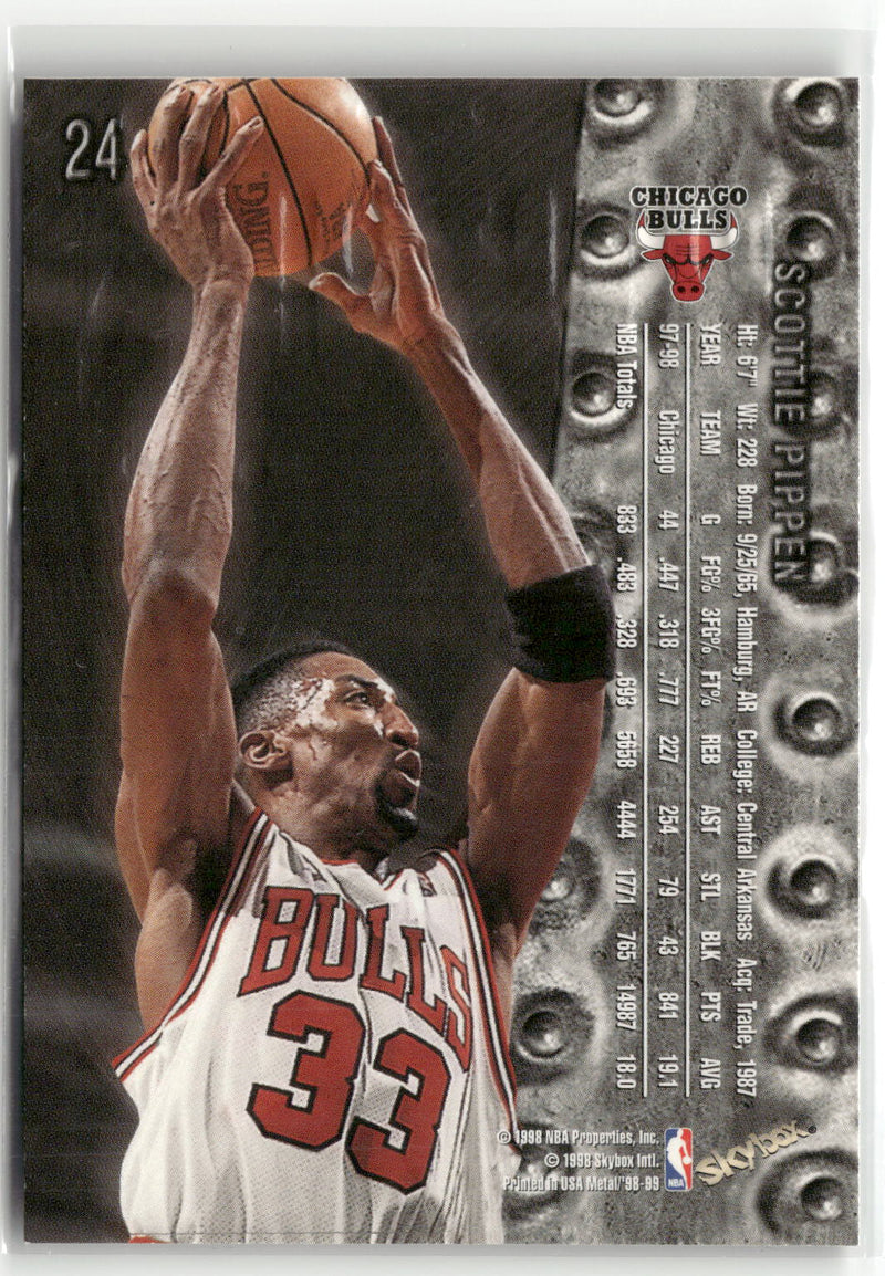 1998-99 Metal Universe #24 Scottie Pippen-2