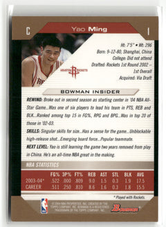 2004-05 Bowman #1 Yao Ming-6