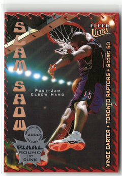 2000-01 Ultra #9 SS Vince Carter Slam Show-1