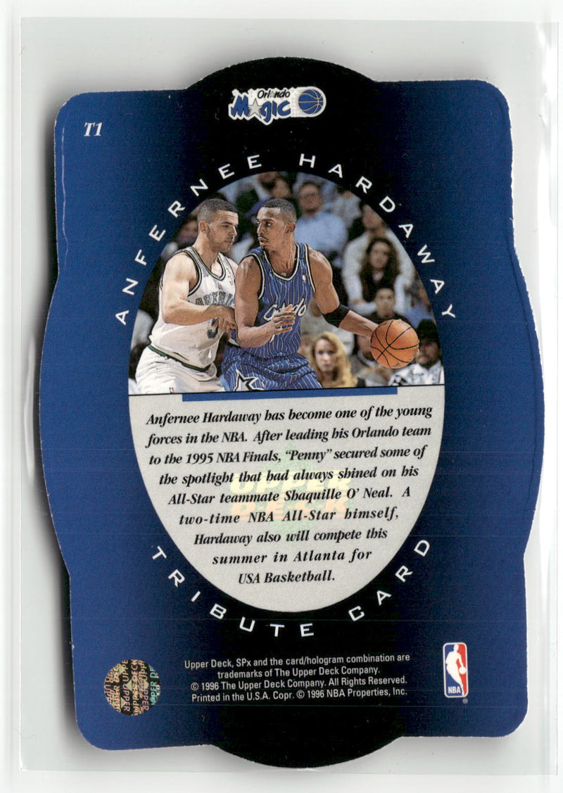 1996 SPx #T1 Anfernee Hardaway TRIB-2