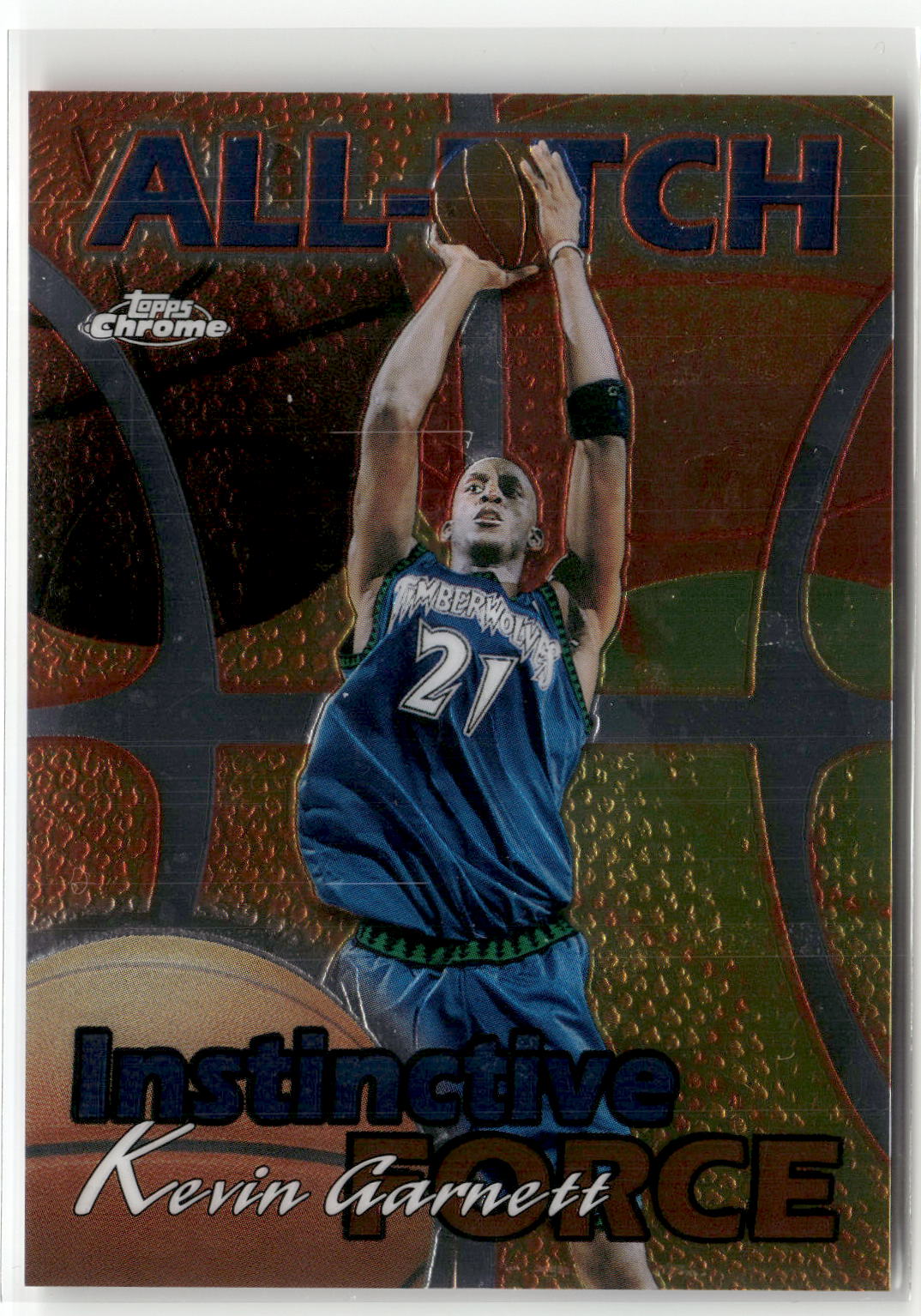 1999-00 Topps Chrome #AE11 Kevin Garnett All-Etch-1