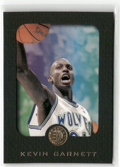 1995-96 SkyBox E-XL #49 Kevin Garnett Blue-1