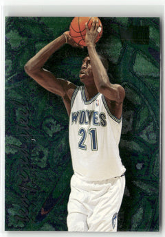 1995-96 Metal #4 Kevin Garnett Tempered Steel-1