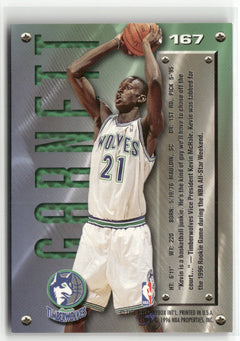 1995-96 Metal #167 Kevin Garnett-2