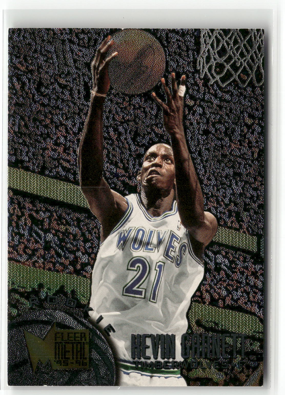 1995-96 Metal #167 Kevin Garnett