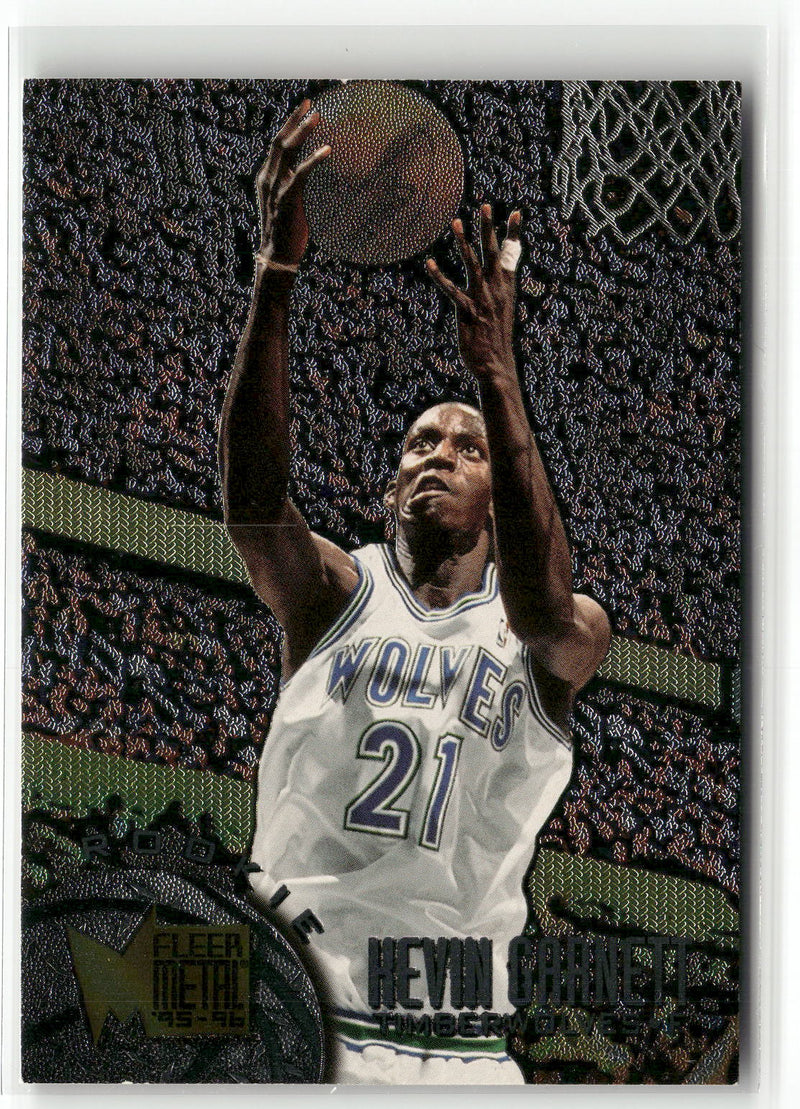 1995-96 Metal #167 Kevin Garnett-1