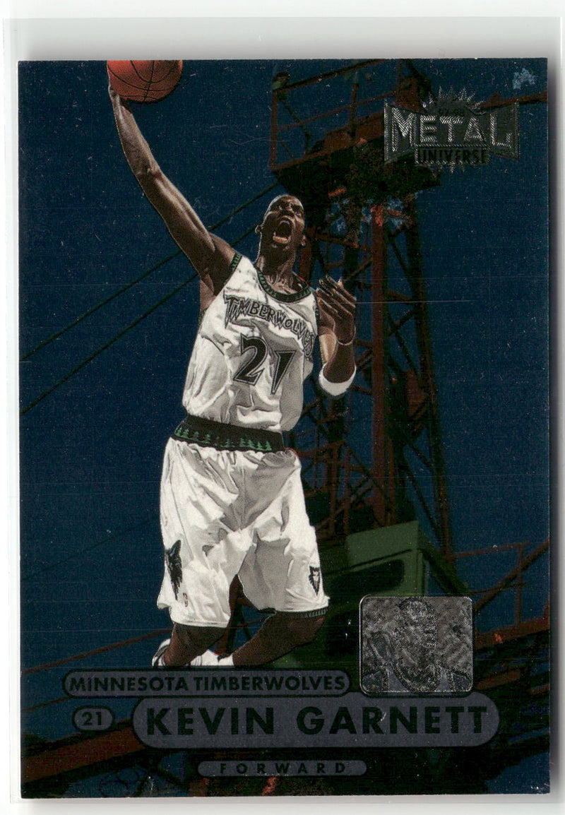 1997-98 Metal Universe Championship #41 Kevin Garnett-1