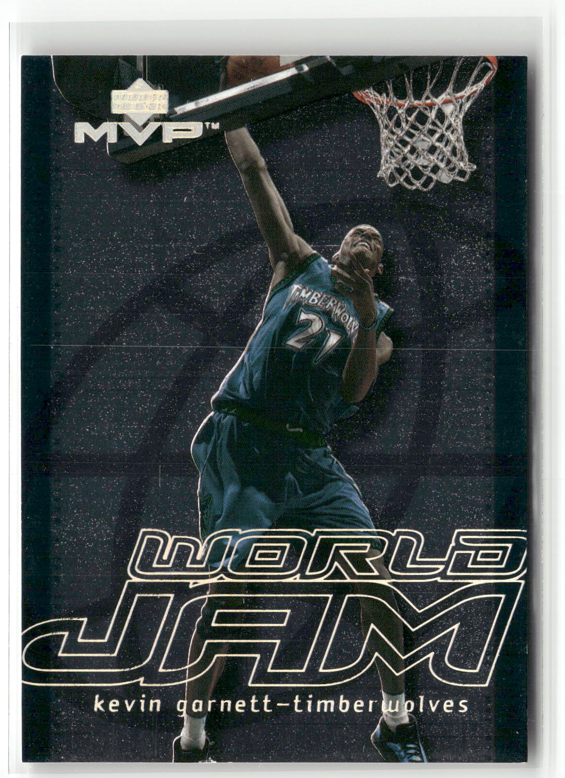 2000-01 Upper Deck MVP #WJ7 Kevin Garnett World Jam